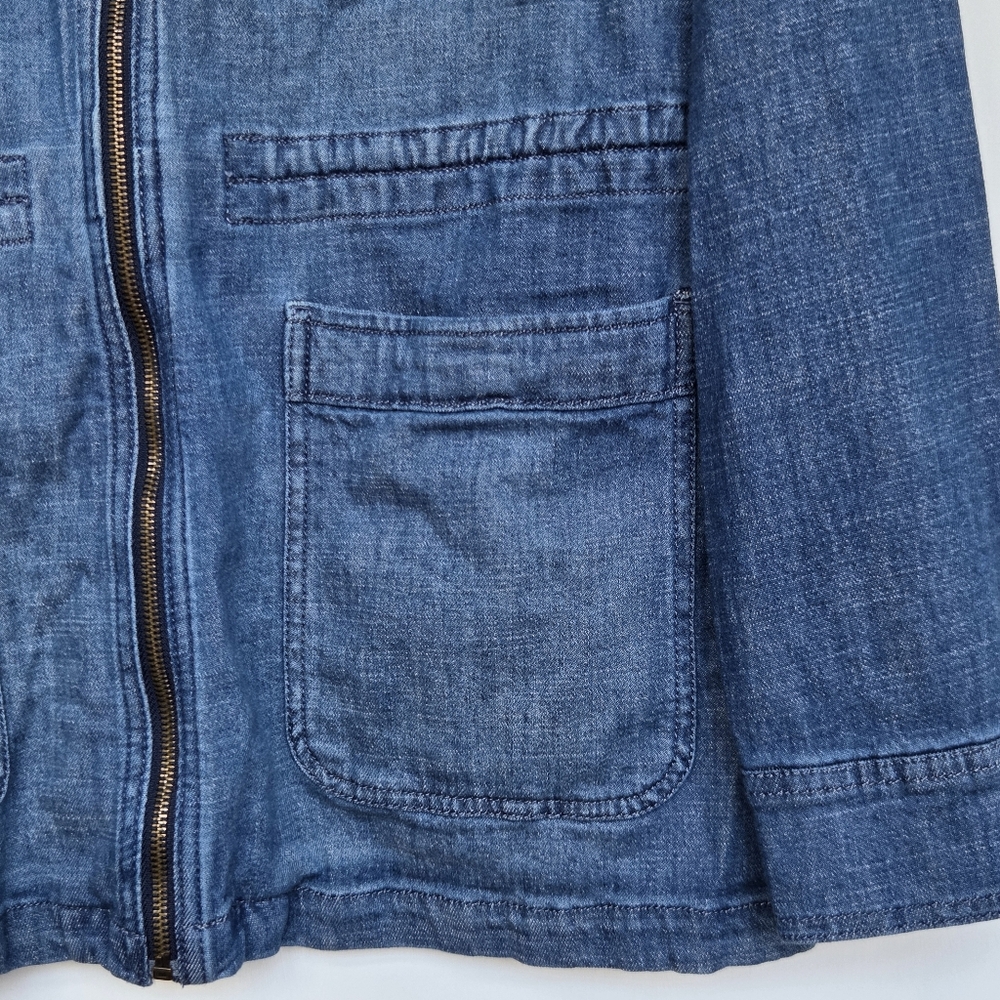 Sonoma Zip Up Jean Jacket Size-L - Picture 5 of 10